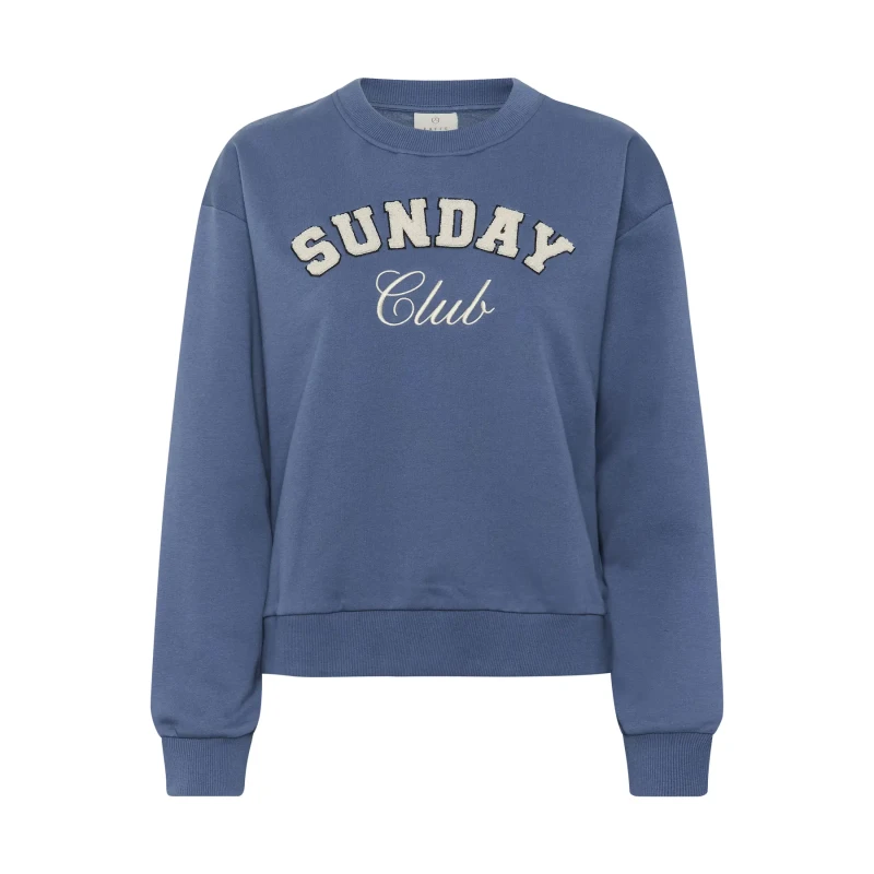 Image of Kaffe Sweatshirt woman KAFFE Elenora Bleu Female 2XL