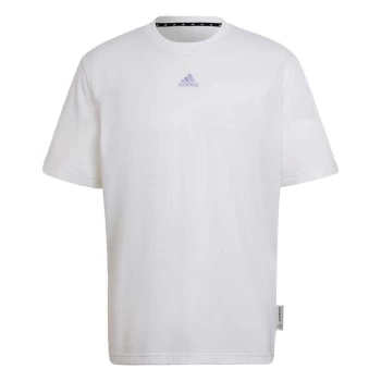 Image of adidas Graphic AEROREADY Mesh Tee Mens - White