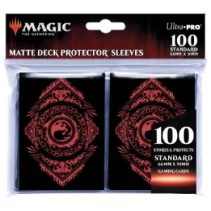 Image of Ultra Pro Magic The Gathering Mana 7 Sleeves Mountain (100 ct)