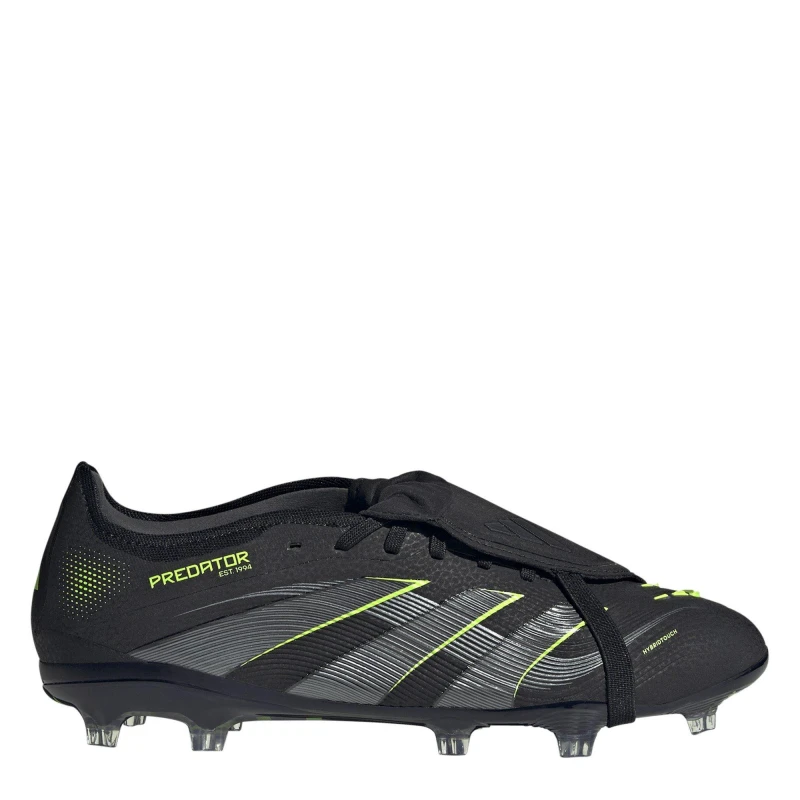 Image of adidas Predator Pro Fold-Over Tongue Firm Ground Football Boots Black/Lemon male 11 (46)