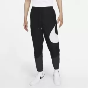 Image of Nike Sportswear Swoosh Mens Woven Pants - Black
