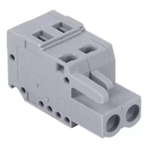 Image of Wago 231-102/026-000/rn01-0000 Terminal Block, Pluggable, 2Pos, 12Awg
