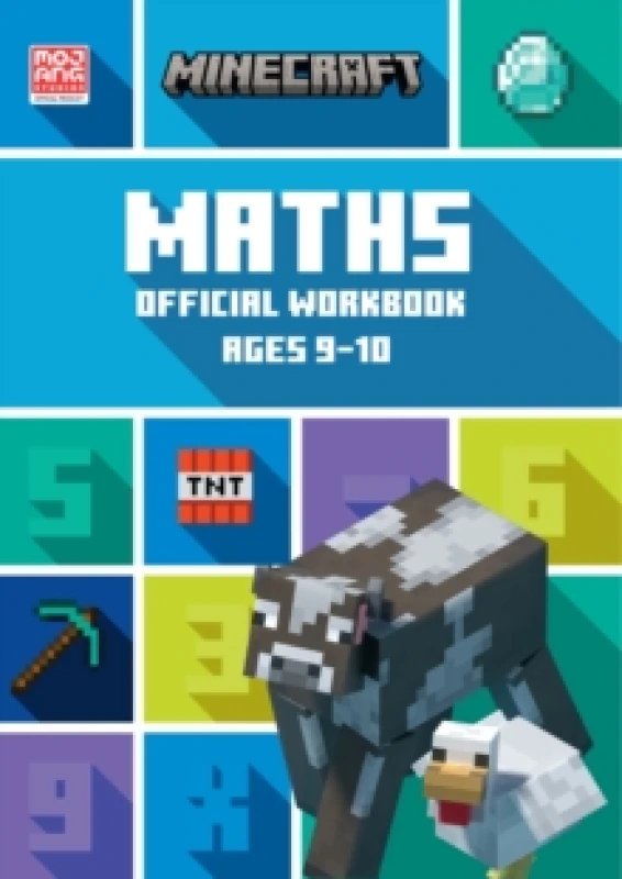 Image of Collins KS2 Minecraft Maths Ages 9-10 Book Multi unisex