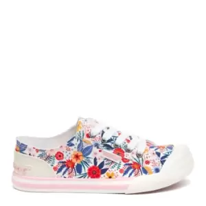Image of Rocket Dog Jazzin Bright Floral Trainers