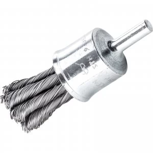 Image of Lessmann Knot End Wire Brush 29mm 6mm Shank