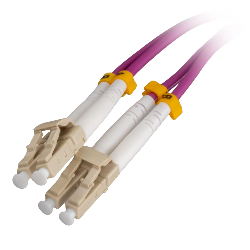 Image of Cablenet CNL 2M OM4 LC Ev Ptail OF x 12 InfiniBand/fibre optic cable