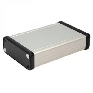 Image of Hammond 1455J1202 Extruded Aluminium Enclosure 122 x 78 x 27mm Natural