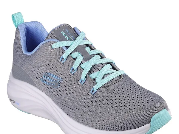 Image of Skechers Engineered Mesh Lace-Up W Air-Cool Runners Womens Runners 4 (37) Blue 27298918240