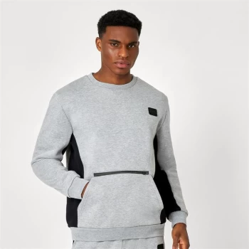 Image of Everlast Premium Crew Neck Sweatshirt - Grey Marl