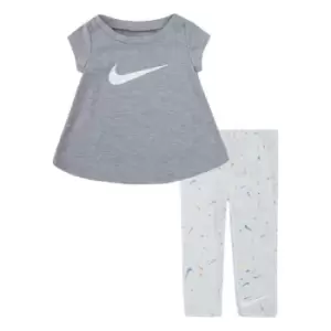 Image of Nike Swoosh Leggings Set Baby Girls - Blue