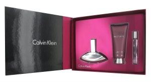 Image of Calvin Klein Euphoria 50ml Eau de Parfum Gift Set 100ml Body Lotion, 10ml Rollerball for Her