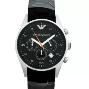 Image of Sport Silicone-wrapped Chronograph Black Dial Mens Watch