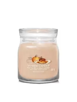 Image of Yankee Candle Pumpkin Maple Creme Caramel Scented Candle 368g