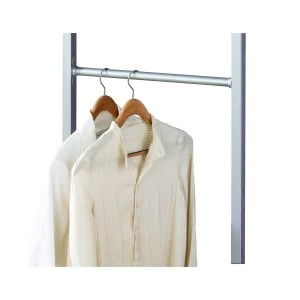 Image of Wickes Wardrobe Rail Hanger Fixed Bar Kit - 550mm