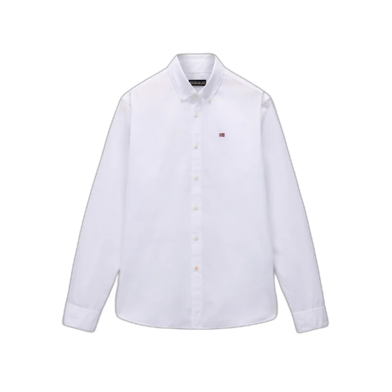 Image of Long sleeve shirt Napapijri Talla Blanc Male M