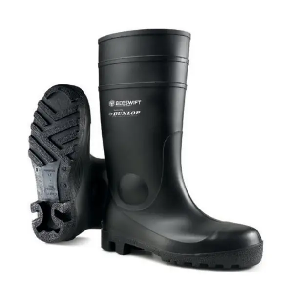 Image of Dunlop Dunlop Aston Safety Wellington Boots 1 Pair Black 12 ASTON12