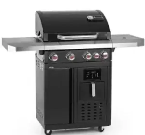 Image of Fryton 4.1 Burner Gas BBQ with integrated 3.5 L hot air fryer