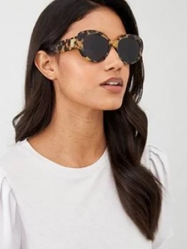 Image of Burberry Cat Eye Sunglasses - Light Havana