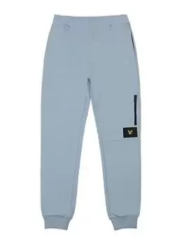 Image of Lyle & Scott Boys Zip Pocket Joggers - Celestial Blue, Celestial Blue, Size 5-6 Years