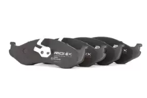 Image of RIDEX Brake pad set KIA,JEEP 402B0317 04713175,04778058,04778058AB 05252531,4713175,4778058,4778058AB,5252531,04883344,04883344AC,04883344AD,4778058AC