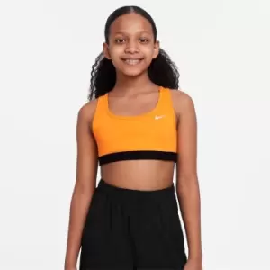 Image of Nike Swoosh Sports Bra Girls - Orange