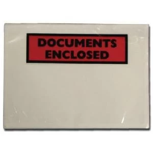 Image of GoSecure Document Envelopes Documents Enclosed Self Adhesive DL Pack