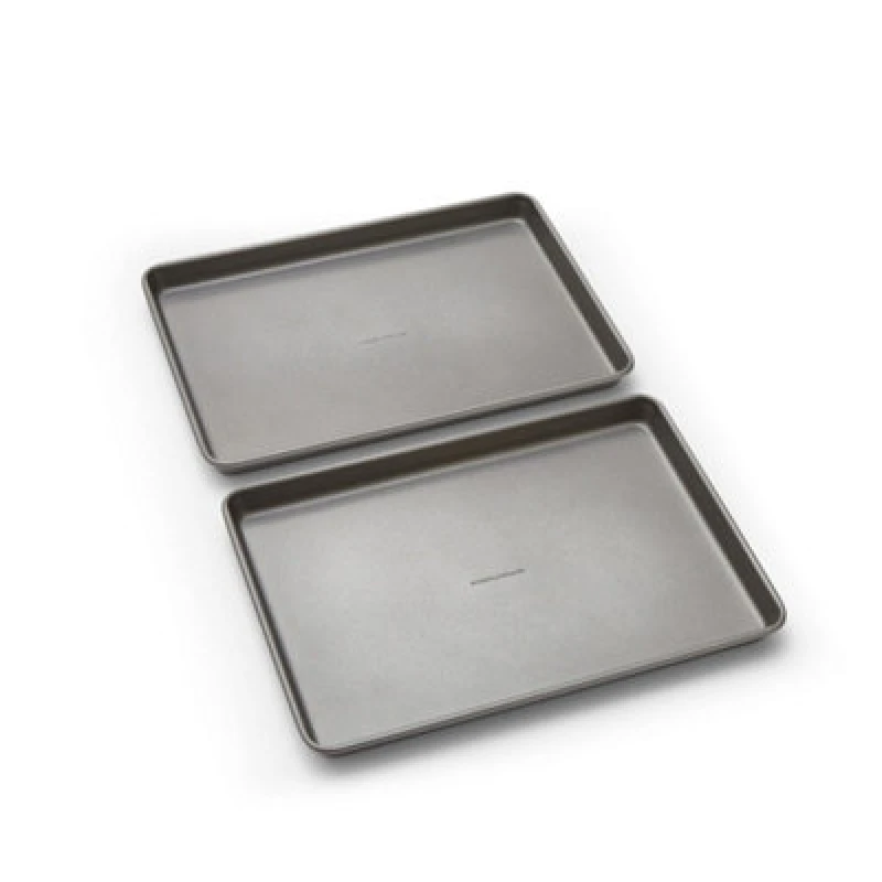 Image of Morphy Richards 15"x10" Oven Tray Set in Grey Grey One Size Unisex 5056765489982