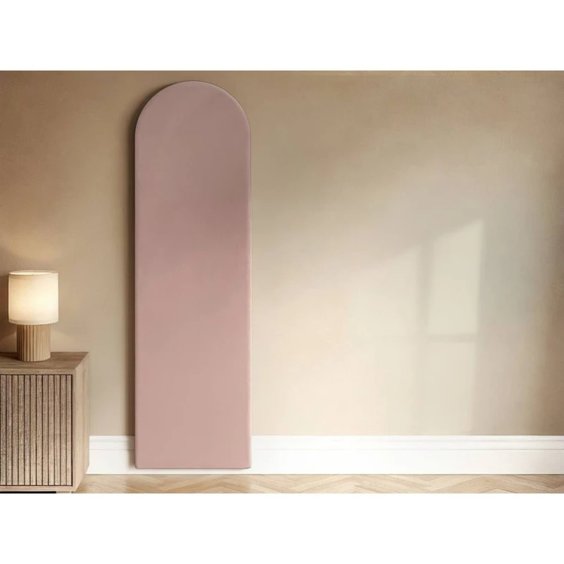 Image of Solace+Co Cirrus Headboard Wall Panel Velvet in Pink Pink Unisex