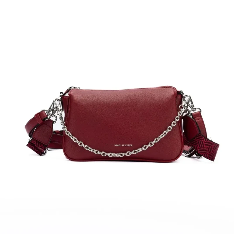 Image of Mac Alyster Womens shoulder Bag Mac Alyster Milan Rouge Female TU