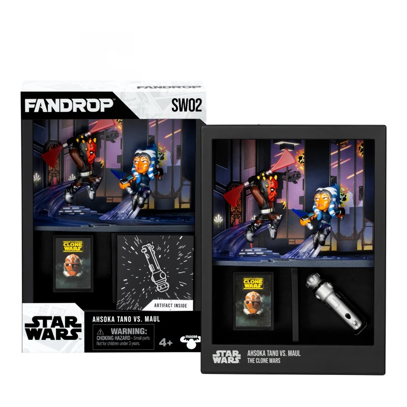Image of Fandrop Star Wars Wave 1 Figure 2 Pack Ahsoka Tano Vs Maul