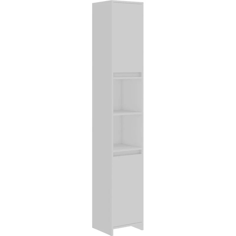 Image of VIDAXL Vidaxl - Bathroom Cabinet White 30x30x183.5cm Engineered Wood 8720286016169