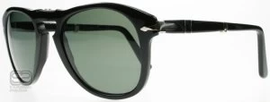 Image of Persol 0714 Sunglasses Black 95/58 Polarized 52mm