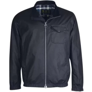 Image of Barbour Mens City Wax Jacket Navy Large