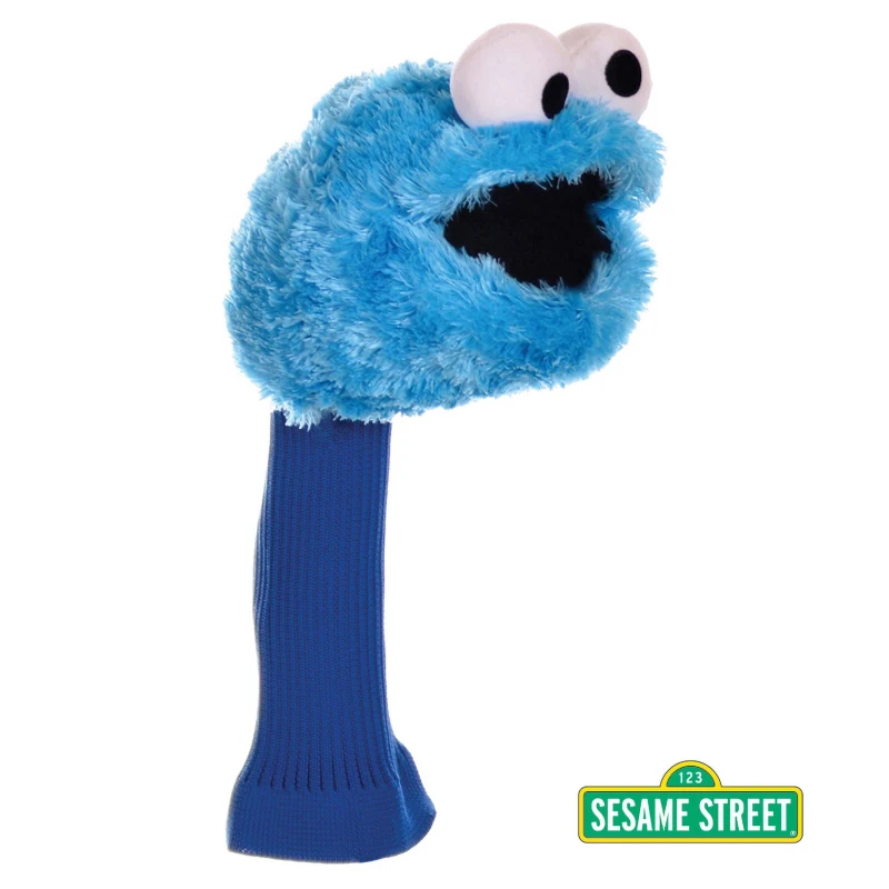 Image of Sesame Street Sesame Street Cookie Monster Living Puppets Driver Headcover in Blue Blue One Size Unisex 4260300831926