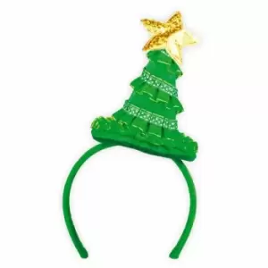 Image of Christmas Tree Headband Fancy Dress