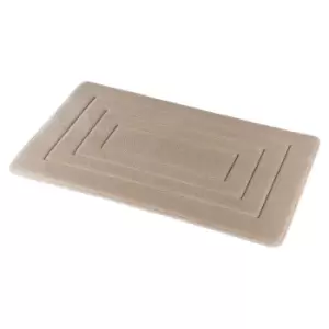 Image of Showerdrape Academy Memory Foam Bath Mat - Sand