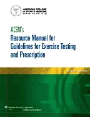 Image of acsms resource manual for guidelines for exercise testing and prescription