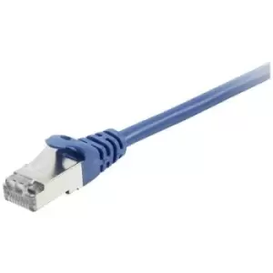 Image of Equip 605538 RJ45 Network cable, patch cable CAT 6 S/FTP 15m Blue gold plated connectors