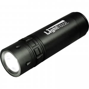 Image of Lighthouse Rechargeable LED Pocket Torch Black