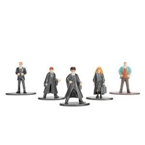 Image of Set A Harry Potter Nano Metalfigs Diecast Mini Figures 5 Pack