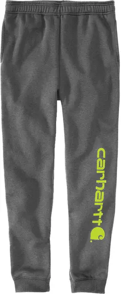 Image of Carhartt Midweight Tapered Graphic Sweatpant, grey, Size M
