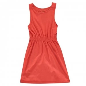 Image of Crafted Junior Girls Jersey Dress - Orange