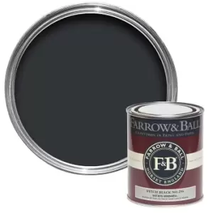 Image of Farrow & Ball Estate Eggshell Pitch Black - 750ml