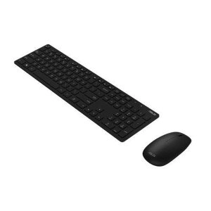 Image of Asus W5000 Wireless Keyboard and Mouse Desktop Kit, Multimedia, Low Profile, 1600 DPI, Black