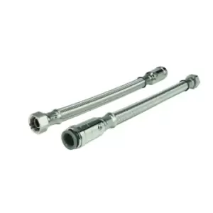 Image of JG Speedfit Flexible Hose With Service Valve 15mm x 3/4" 500mm - FLX38P - 264184