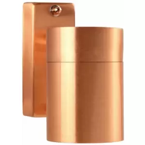 Image of Nordlux Tin Outdoor Down Wall Lamp Copper, GU10, IP54