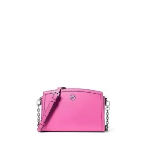 Image of Michael Kors Chantal Large Leather Crossbody Bag - Pink