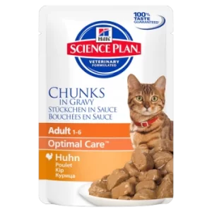 Image of Hill's Science Plan Feline Adult Chicken Cat Food 85g