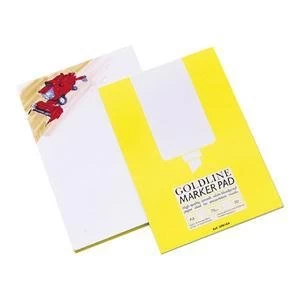 Image of Original Goldline A3 Marker Pad Bleedproof 70gsm 100 Pages Single Pack White