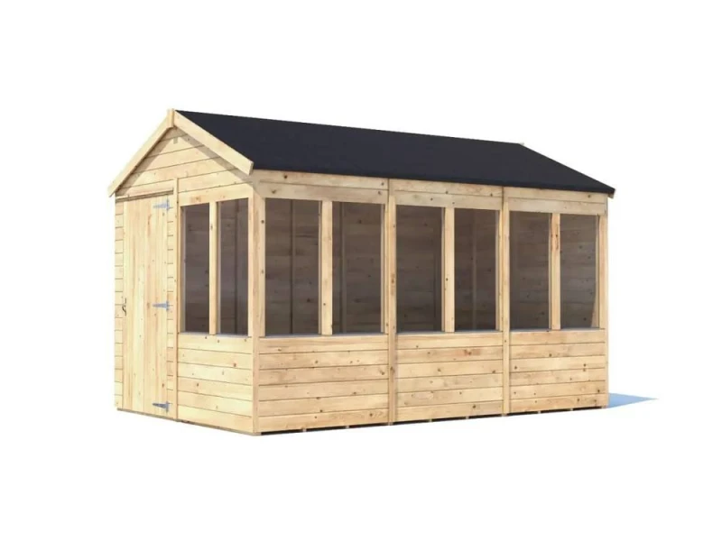 Image of Dunster House Potting Shed Apex Roof W8' X D12' (W2.4M X D3.6M) Overlord Modular